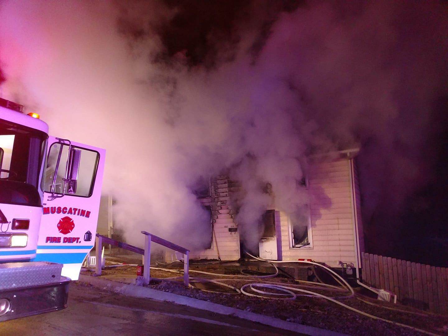 Muscatine fire